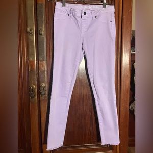 girls 12 lavender jeggins